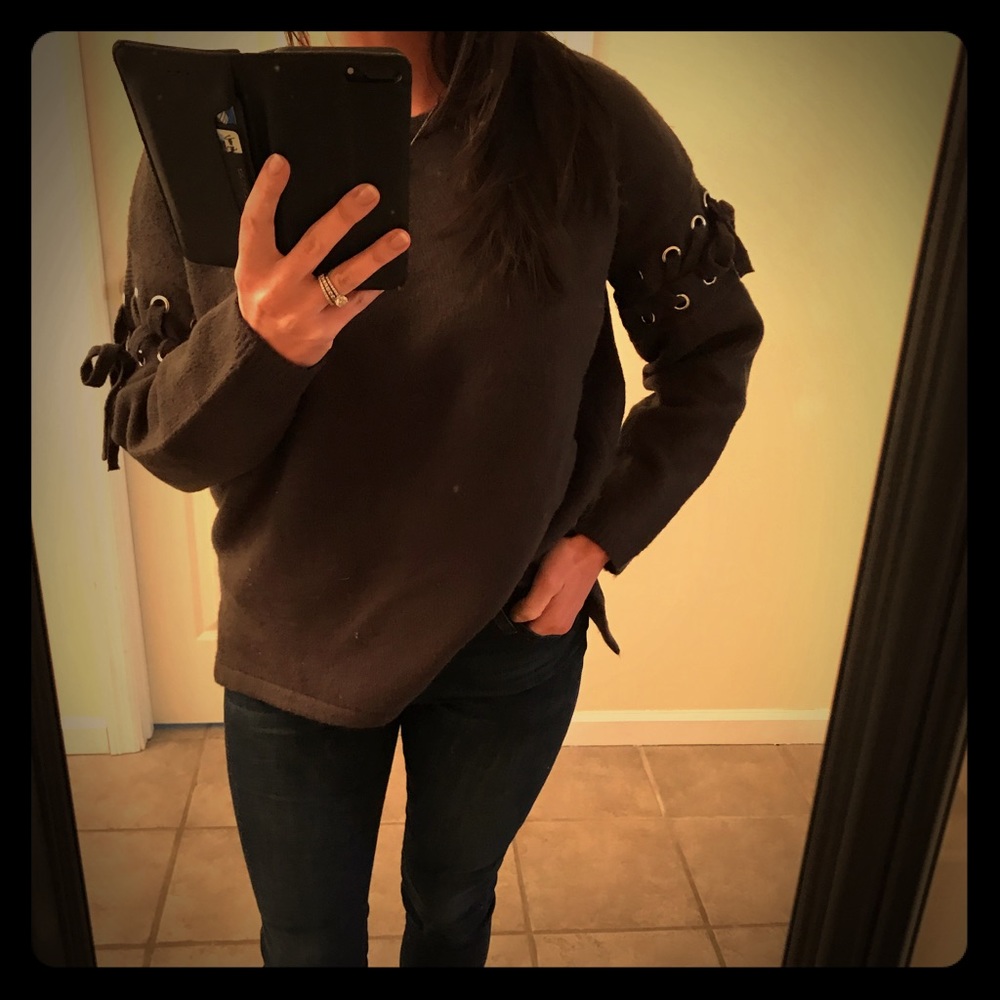 Laced & Rivet Olive Green Sweater
